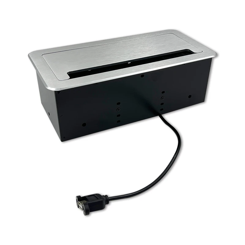 Flip Cover Socket Desktop Electrical Power Socket Universal Conference Furniture Tabletop Power Socket Outlet Box