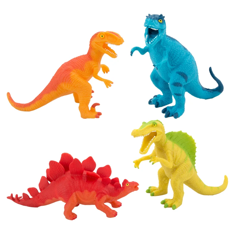 Wholesale OEM air Filled EPS Beads Kids Stress Relief Plastic Dinosaur Toys