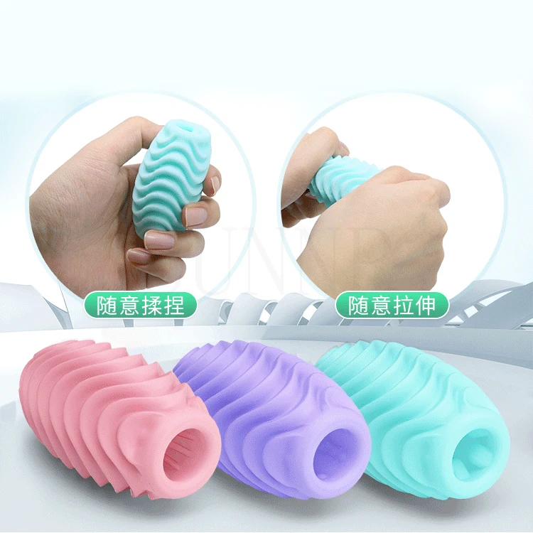 Free Custom Box - Male Masturbator Silicone Pocket Pussy for Men Portable Masturbation Soft Stick Double Face Usable Sex Toys