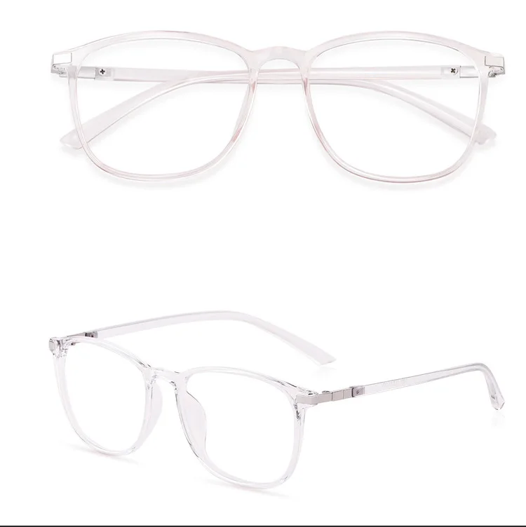 Transparent Eyeglasses Frame Clear TR90 Optical Glasses for Man Women
