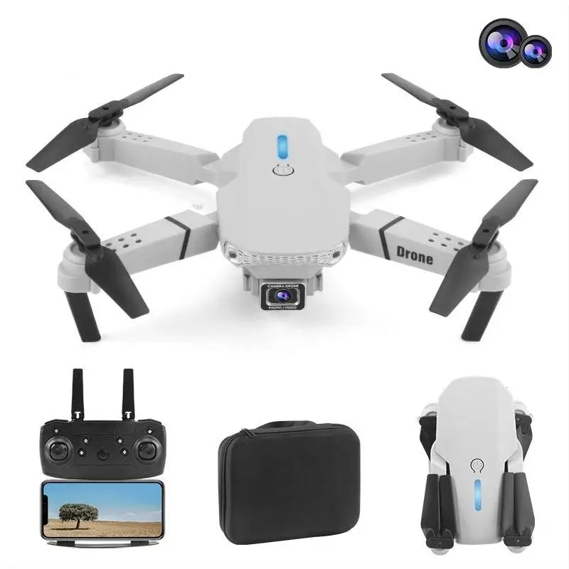 Радиоуправляемые игрушки E525 PRO E88 Дрон 4K с HD камерой Широкий угол WIFI FPV Радиоуправляемый квадрокоптер профессиональные складные дроны