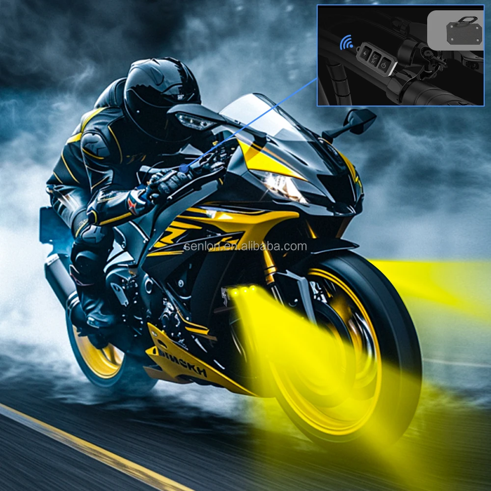 2026 New Mini LED Fog Light for Motorcycle – 4000LM Waterproof