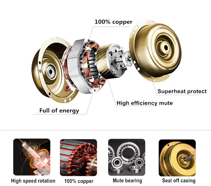 Modern Style Indoor Bathroom Ceiling Mount Duct Suction Ventilation Fan