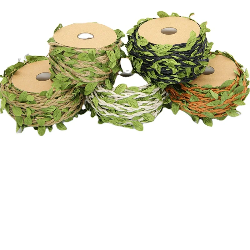 eloman 10m leaf hemp rope wedding diy decorations home handmade