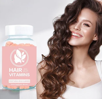 Women Dietary Supplement Biotin Gummy Skin Care Nails Hair Growth Care Vitamin Biotin Gummies