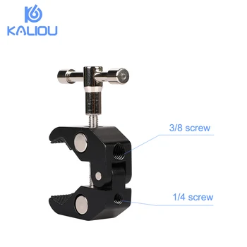 Adjustable Articulating 11 Inch Magic Arm + Large Crab Super Clamp for Camcorder LCD Monitor LED Light DSLR Camera detail image