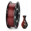 Seda Doble Color Negro Rojo