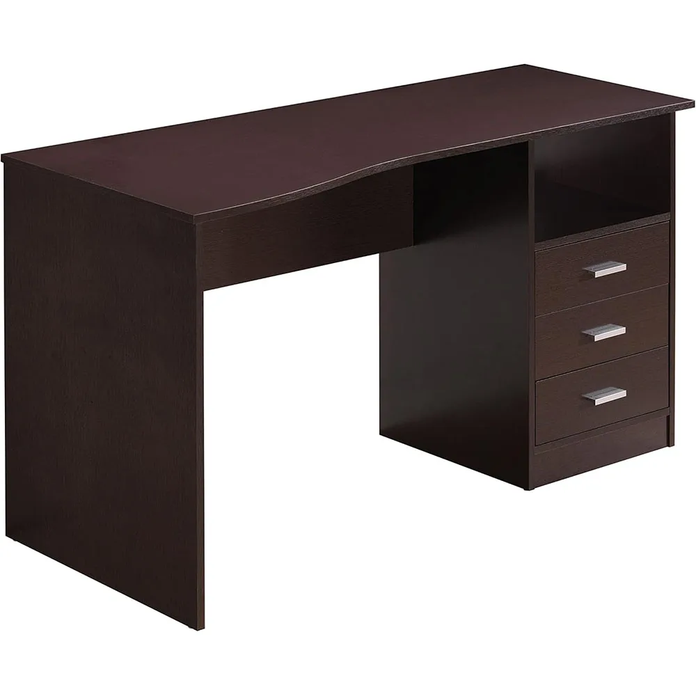Modern 29.5\" x 23.6\" x 51.2\"  Office Computer Desk with Multiple Wooden Drawers for Home Use