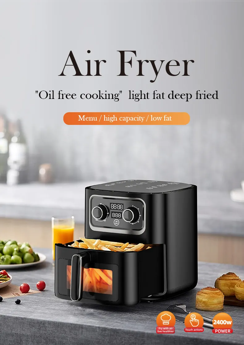 2023 New Oem Air Fryer Digital 8l 10l 12l 15l Best Hot Mini Rack ...