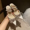 White Satin Lace Up