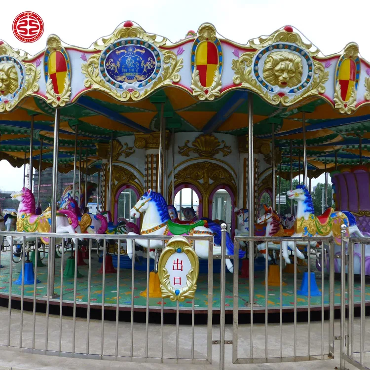 Booth Carnival Game LED Light Christmas Carousel