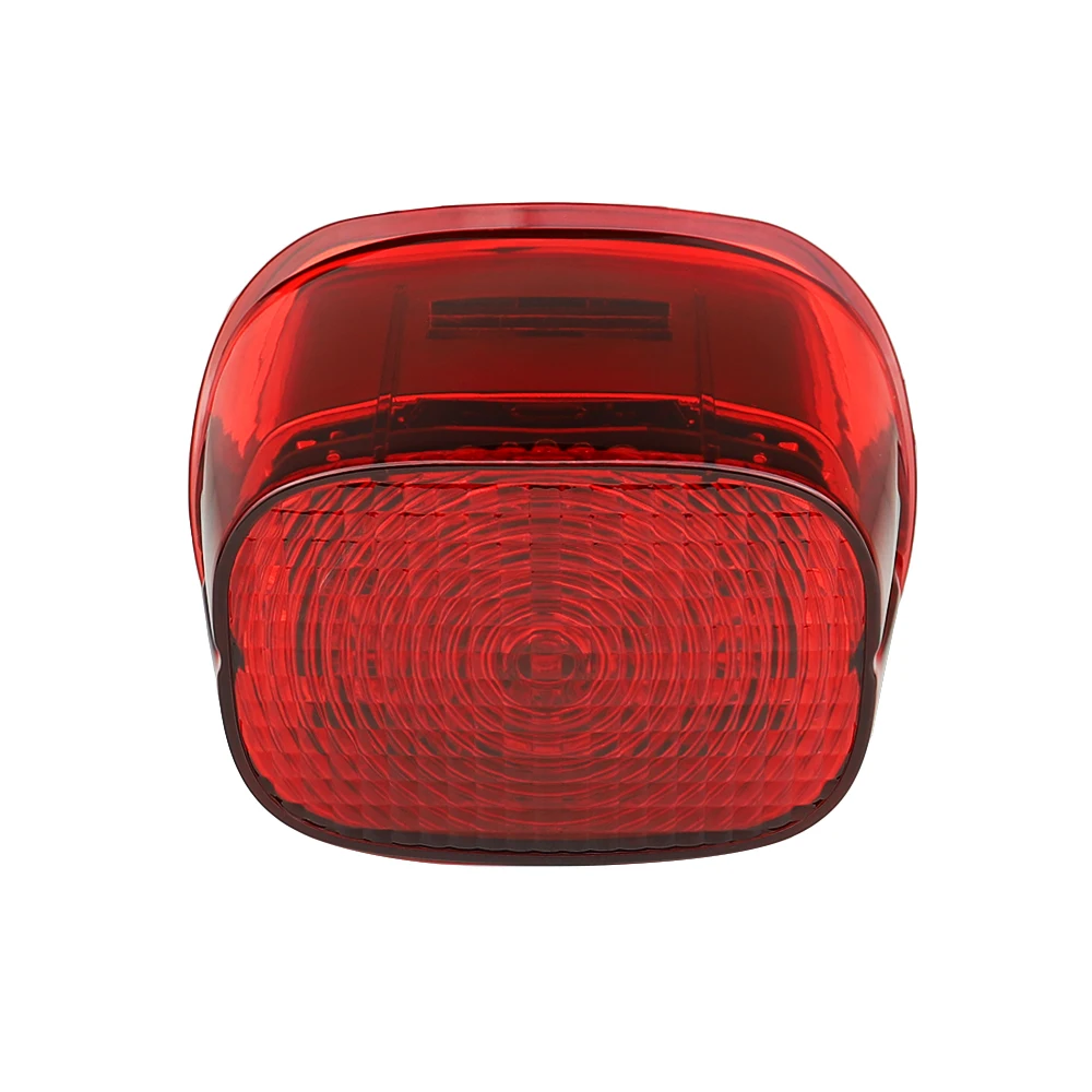 Red Lens Tail Brake Light Fits for 1999-Up Big Twin Models OEM Squareback Motorcycle Taillight