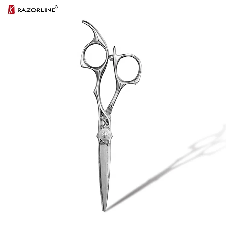Razorline Dk02 Professional Sweden Damascus Hair Scissors Barber Shears Damascus Hair Cutting