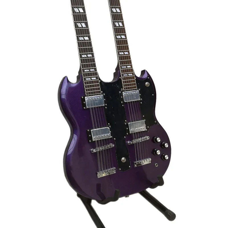 Guitarra Eléctrica De Doble Cuello Msc,Cuerpo De Caoba De 6 Y 12 Cuerdas -  Buy Guitarra Eléctrica,La Guitarra,Guitarra Doble Cuello Product on  Alibaba.com