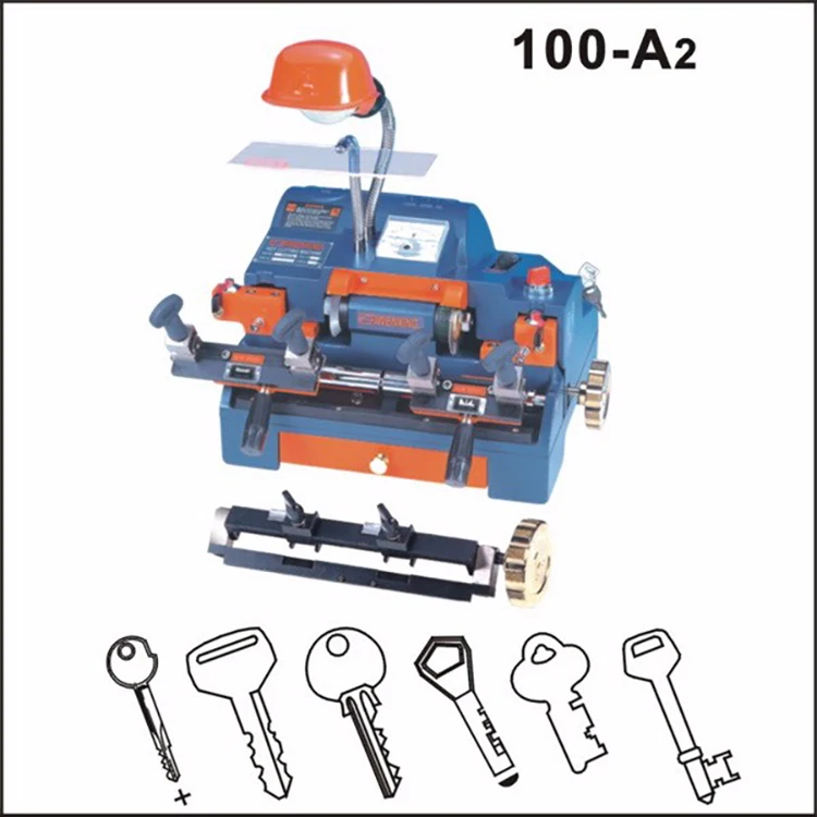 Wenxing 100E1 Duplicate Key Cutting Machine 180w Key Cutter 220V 50HZ Key Duplicator Locksmith Supplies Tools
