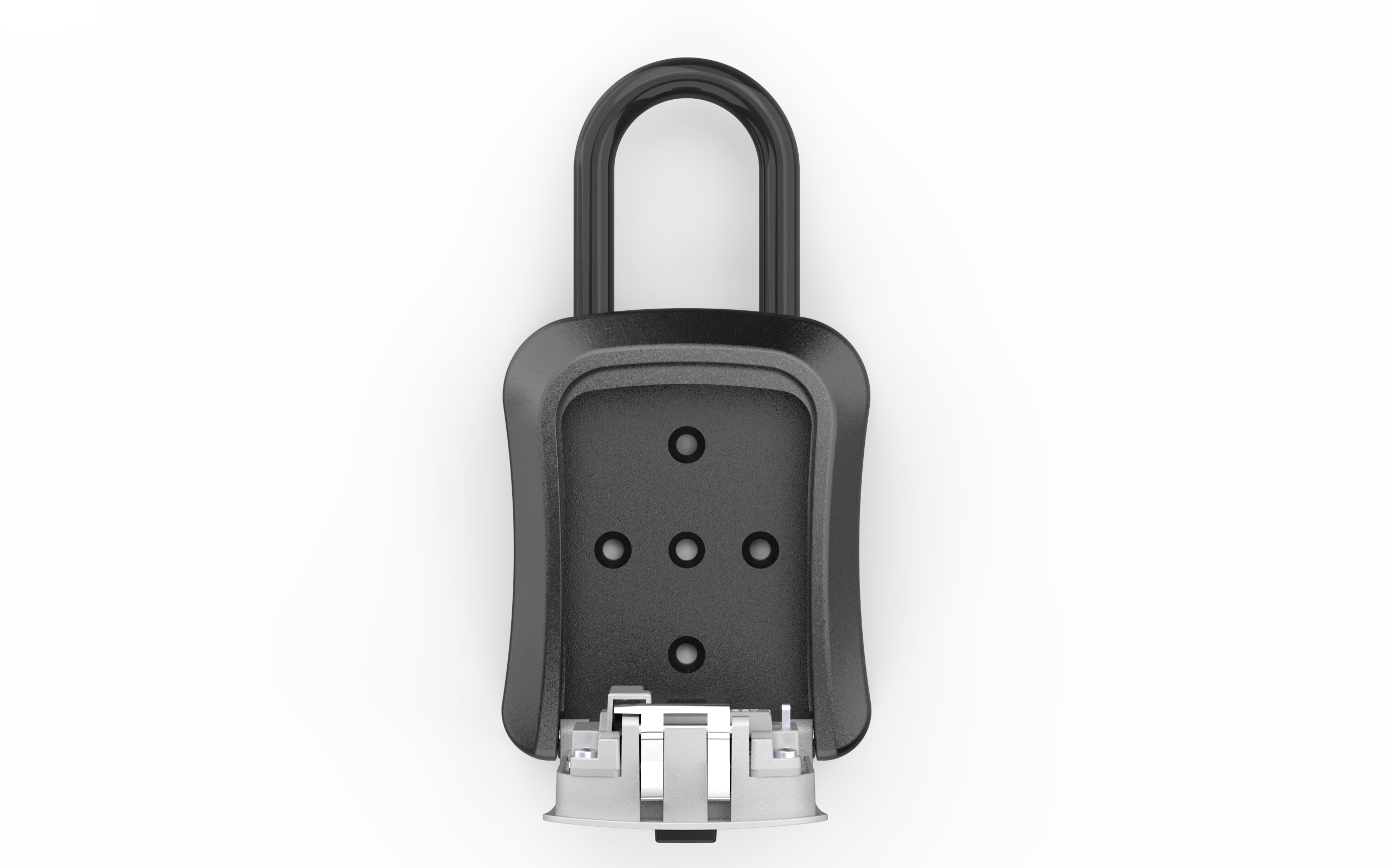 G7 Modern Wall Mounted Aluminium ABS Key Safe Box 4-Digit Padlock