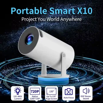 X10 Plus ポータブルゲームプロジェクター、2.4Gワイヤレス