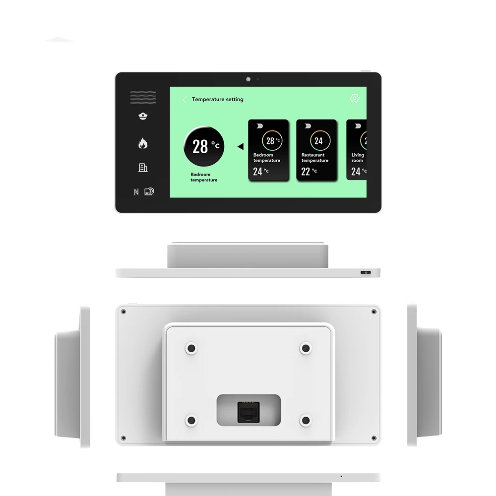 Linux Android Wall Smart Screens Wall Tablet Poe Smart Home Nfc Android Touch Screen Tablet