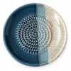 Separación de colores azul y gris.