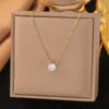 Collana con Pendente Placcato in Oro 9