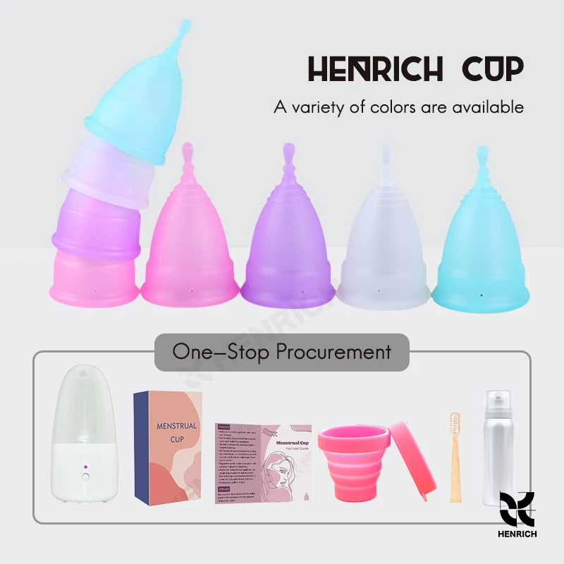Eco Friendly Menstrual Cup 100 Silicone Liquid Copa Cup Feminine