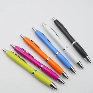 Custom logo Printed Office School Promotional Antibacterial Plastic Ballpoint Pen