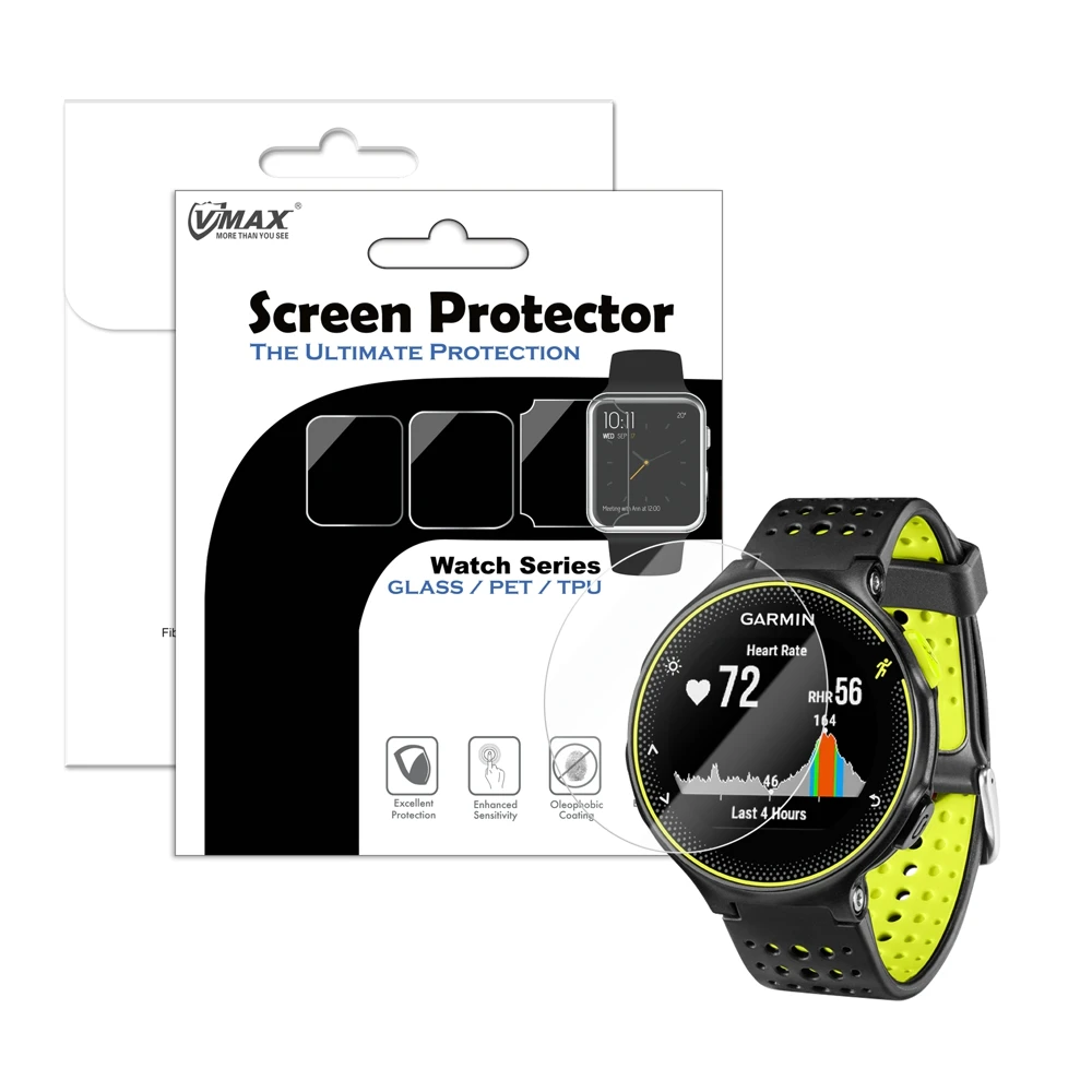 DMAX Tempered Glass Screen Protectors for Garmin Watches