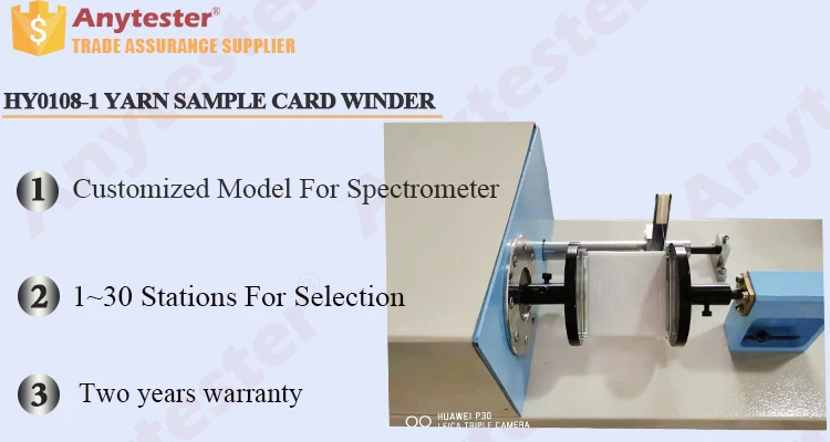 Lab Spectrometer Use Yarn Sample Card Winder