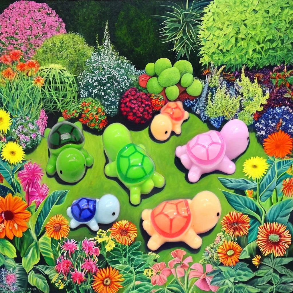 product kawaii mini animal fairy garden decorations diy doll house terrarium succulents moss landscape modern resin miniatures-3