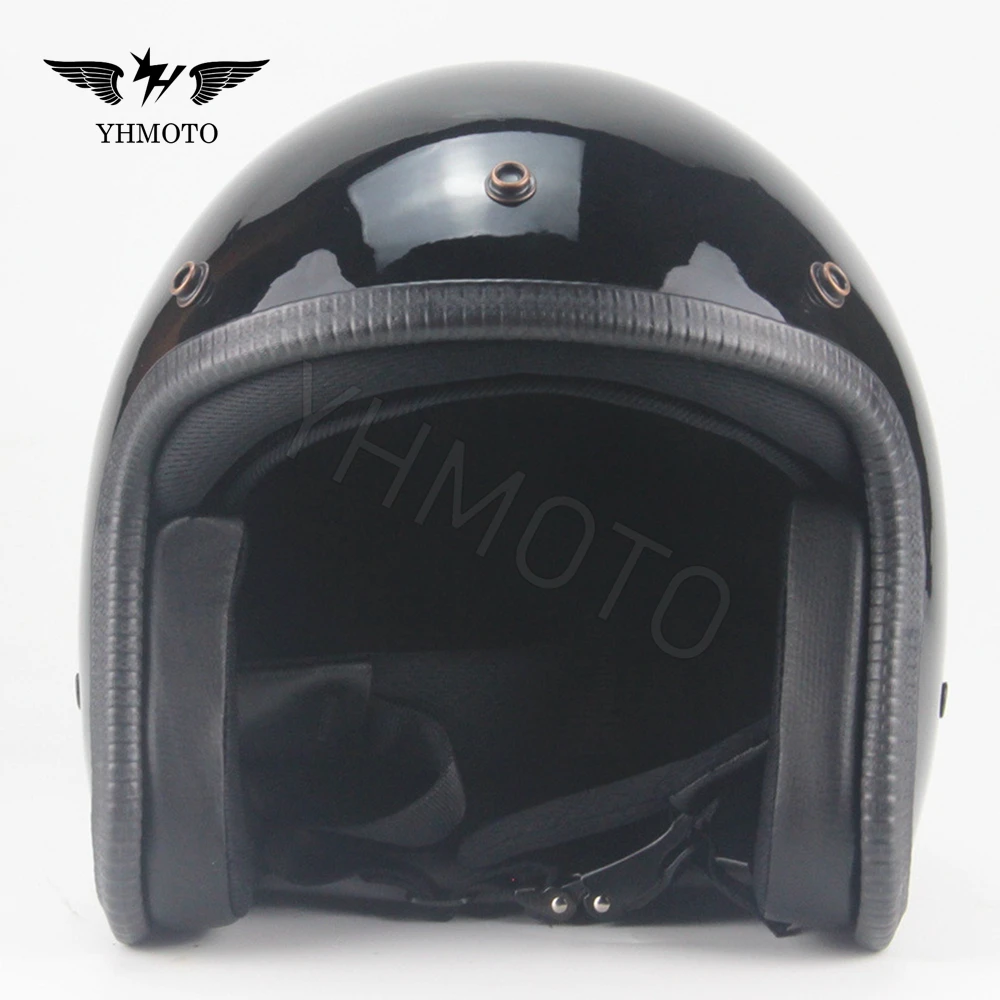 ハーレーダビッドソン オープンフェイスヘルメット　ミリタリー DOT Vintage Open Face Motorcycle Helmet - Classic Matte Black