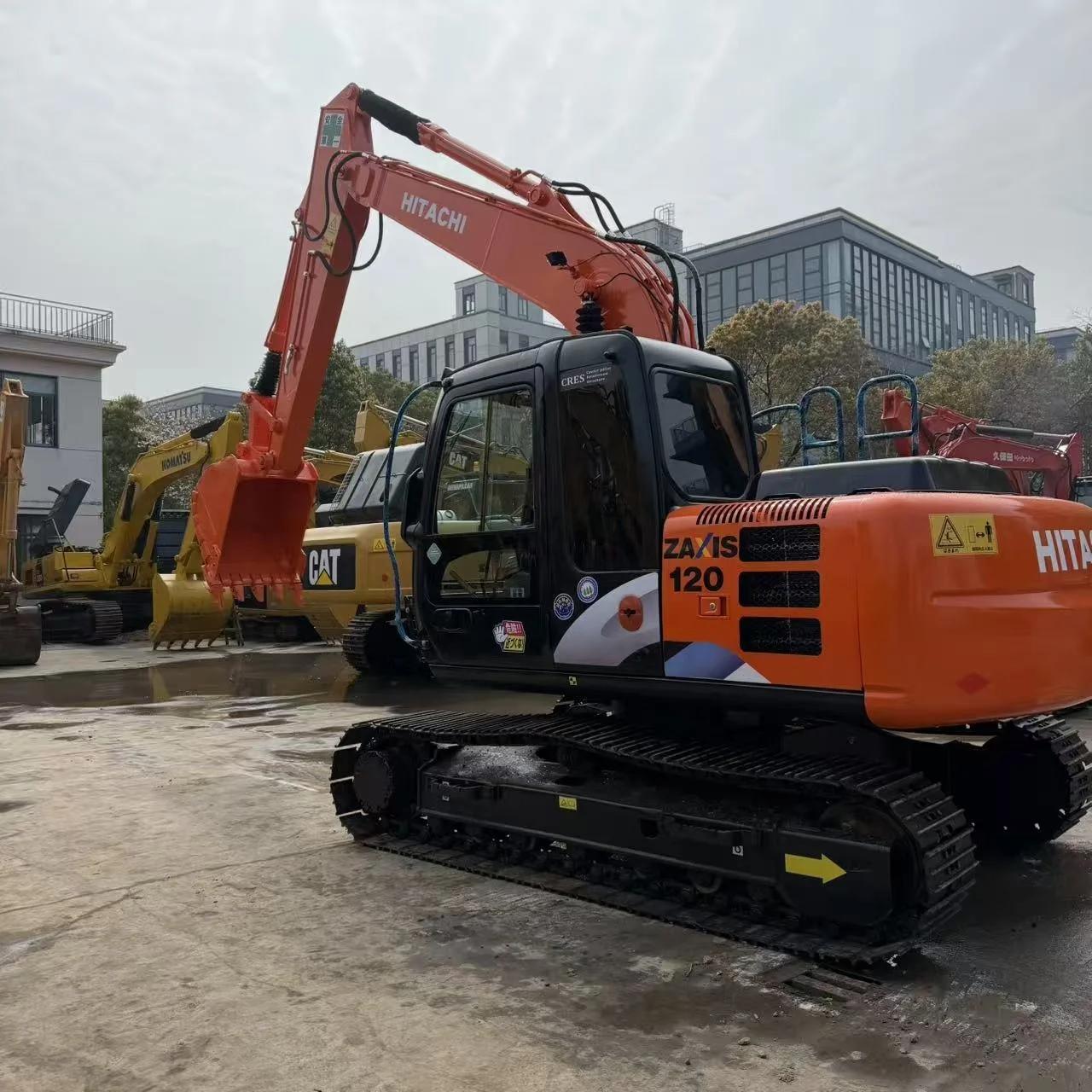 Original Japan Good Condition Second Hand Hitachi ZX120 Excavator