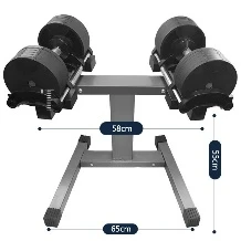 Gym Fitness Sport Adjustable Dumbbell Stand Rack Free Weights Storage Rack for product detail 3