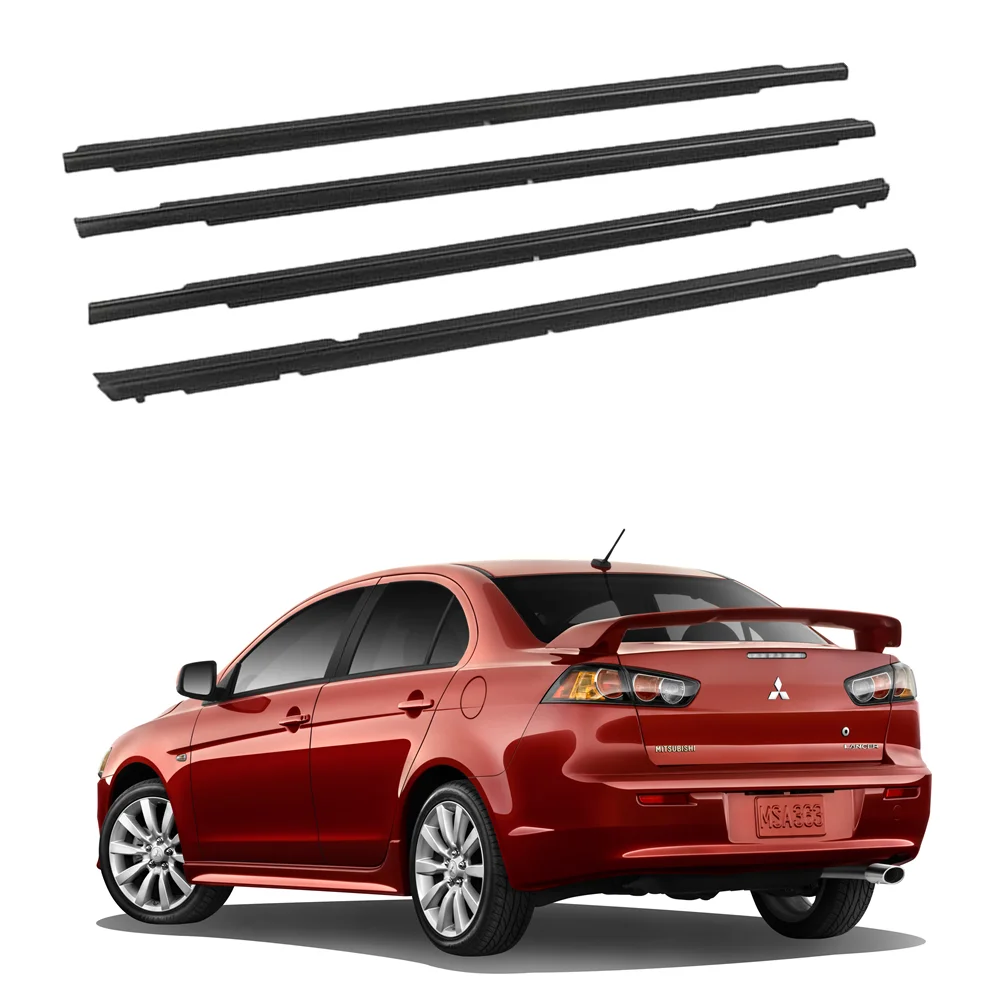 4Pcs Weatherstrip Door Seal Belt Kit 5727A005 5727A006 5757A017 5757A018 For Mitsubishi Lancer - View #4