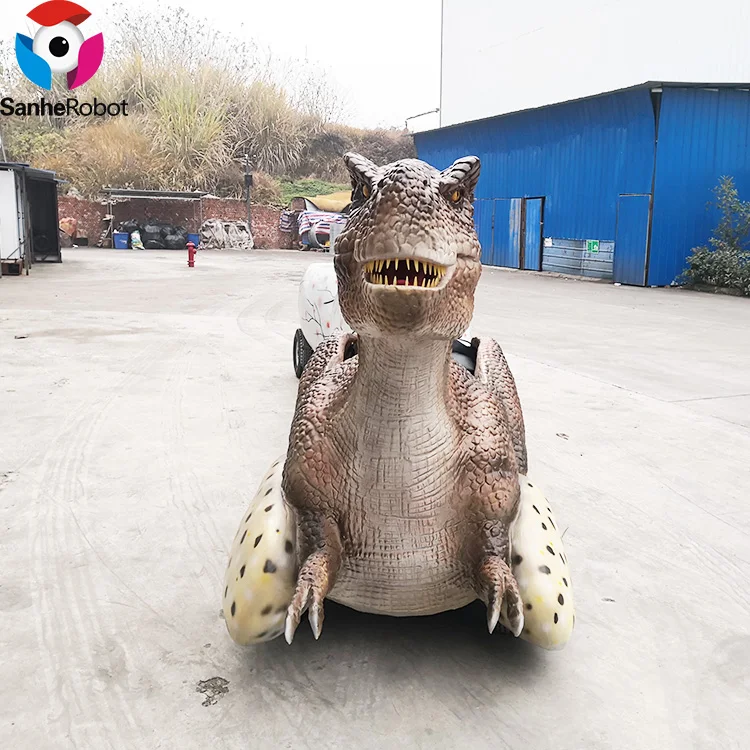 Simulation T Rex Dinosaur Model Factory Price Kids Train Dinosaur Paradise Train Amusement Game Machine for Kids Playground