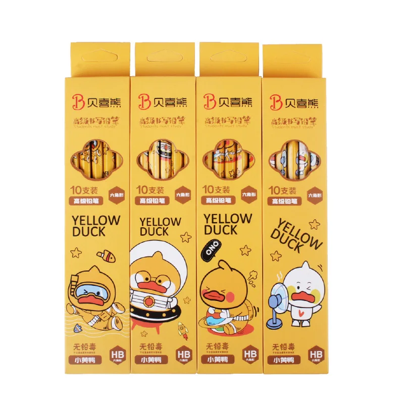 Alibaba.com: Kids Exam Hb Pencils Set 507, Kawaii Cartoon Duck Print ...
