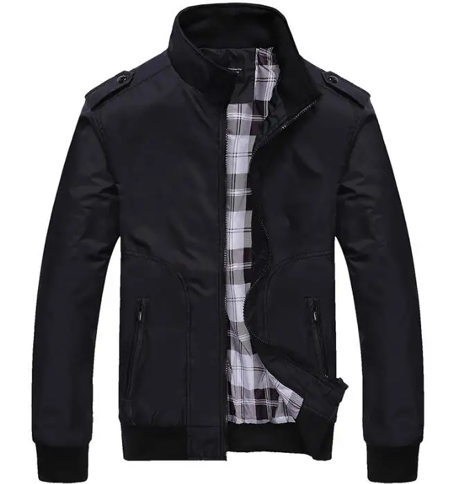 Fashion Jacket Casual Windbreaker Coat Men Spring Autumn New Hot Outwear Stand Slim Jackets_voghion.com