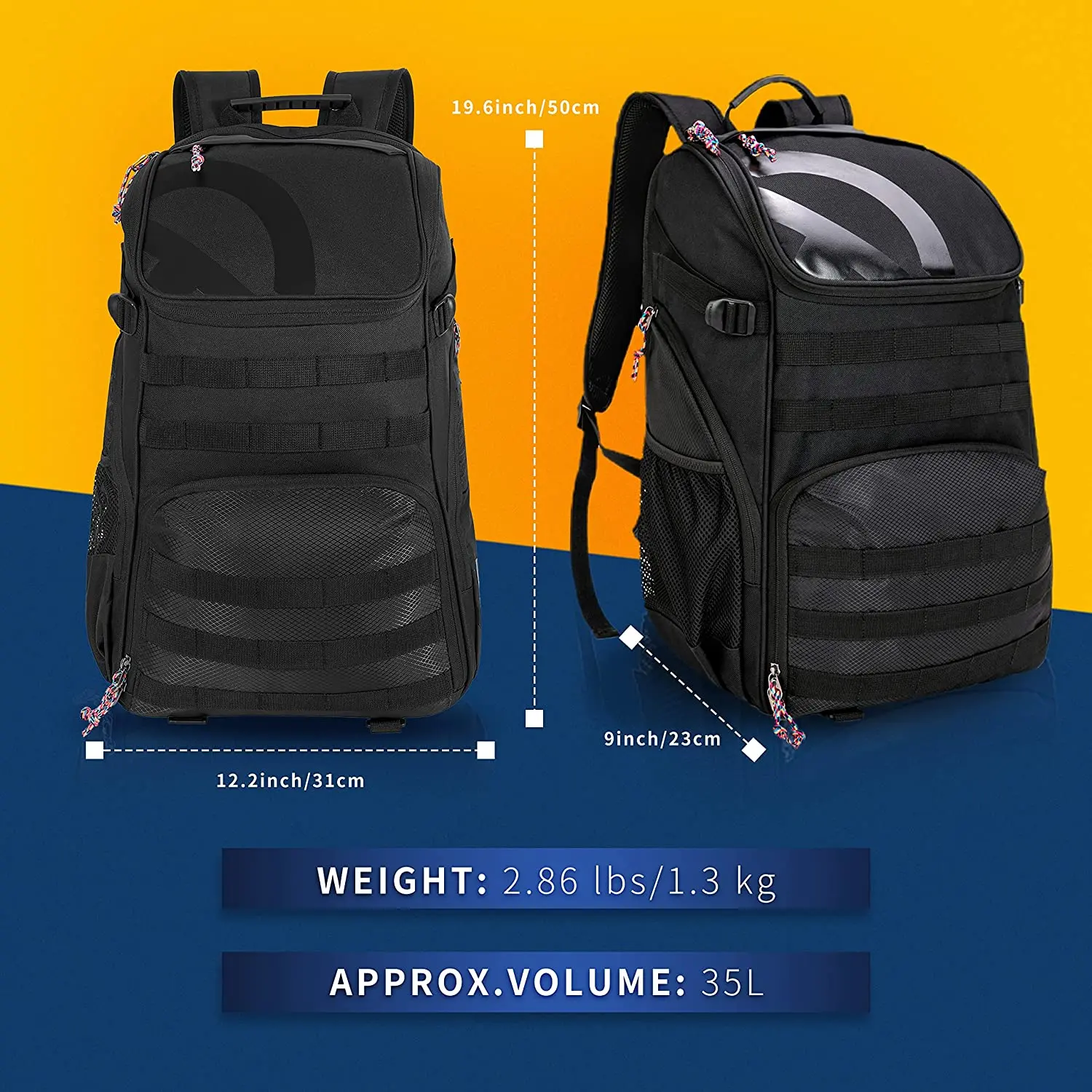 Source Large Basketball Backpack Bag with Ball Compartment and Shoe Pocket  Outdoor Sports Gym Bags on m.