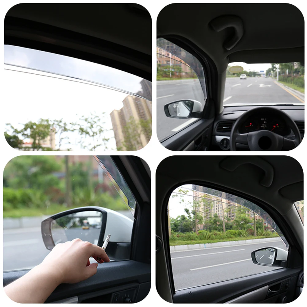 For MAZDA CX-3 2016-2019 Car Window Sun Rain Shade Visors Shield Shelter Protector Cover Trim Frame Sticker