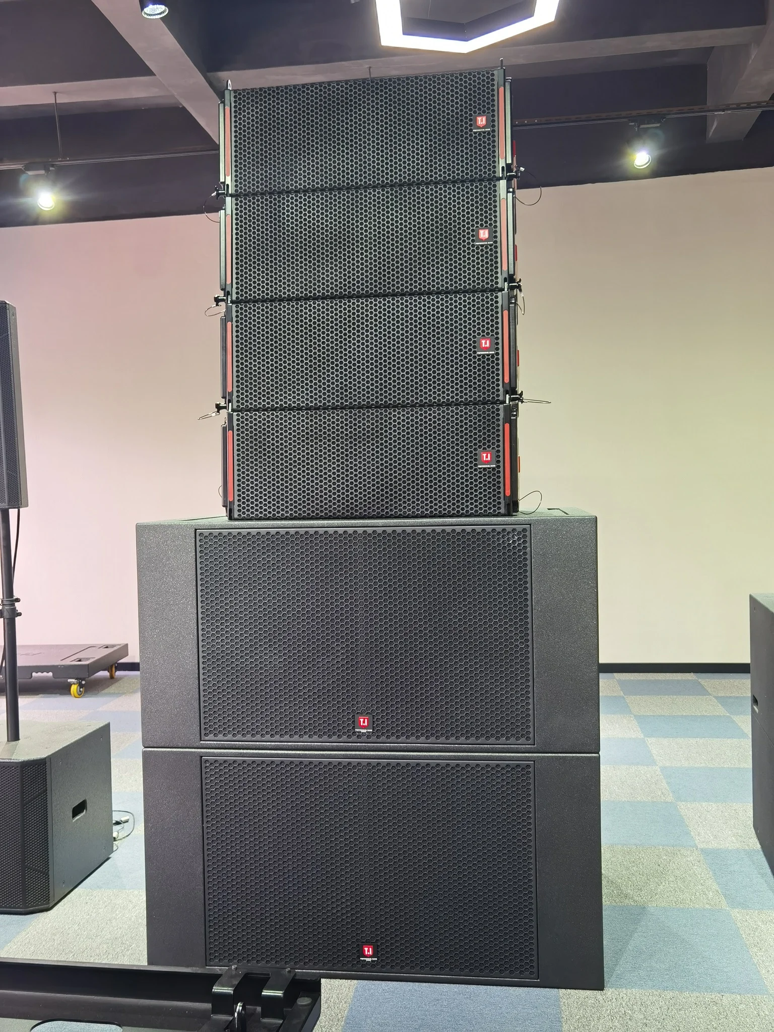 Max212 Professional Passive Sound System Dual 12 Inch 3 Way Line Array Speakers Top Pro Audio Equipment