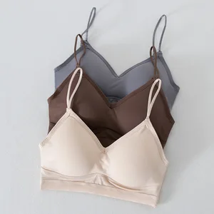 High Quality Women's Bra Lace High Elasticity Comfortable Knitted Push-Up Detachable Breast Pad Seamless Nylon Underwear