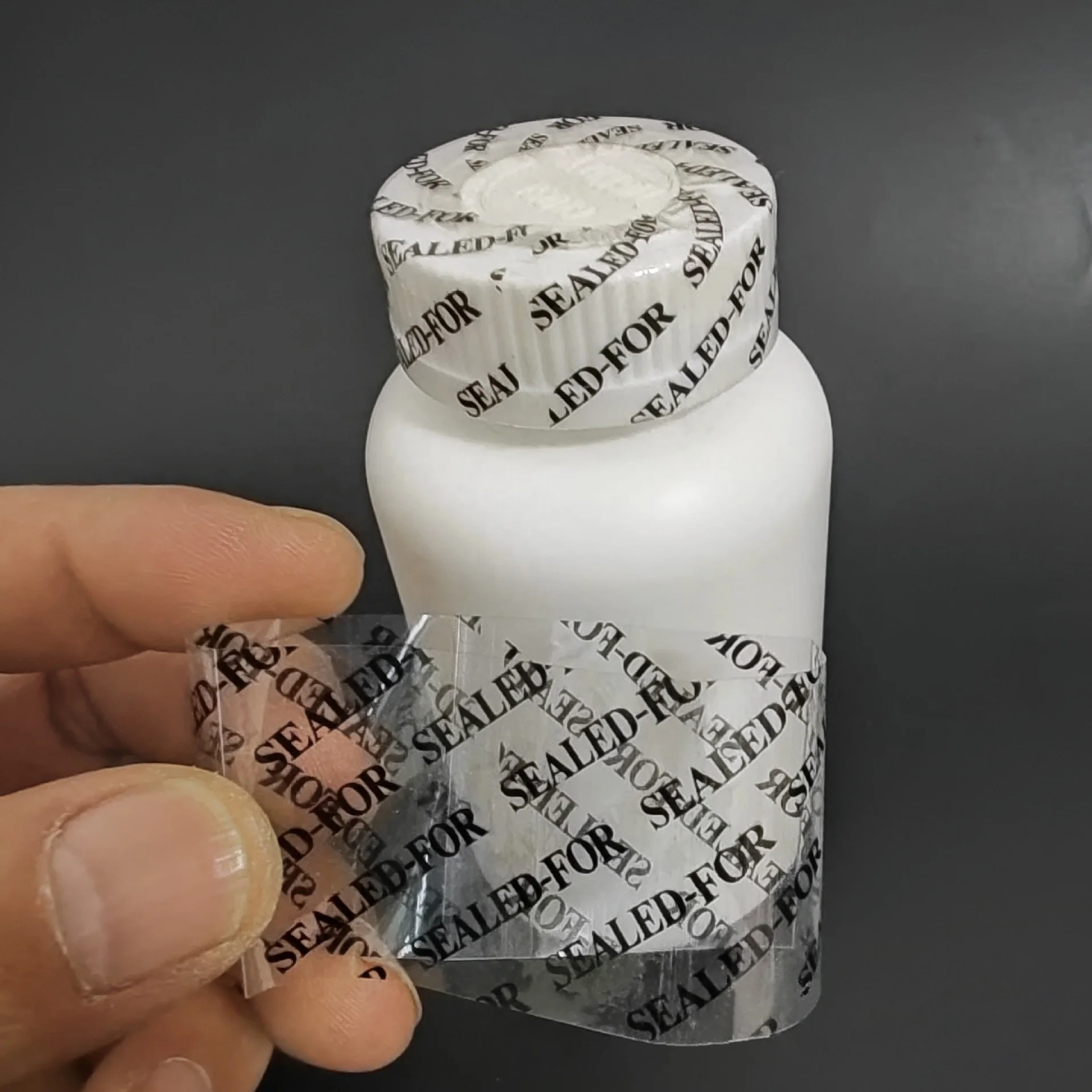 Factory Customization Shrink Bands Sealed for Your Protection Clear Heat Shrink Band
