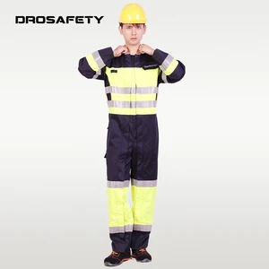 Electric Safety Wear Reflective High Visibility Flame Retardant Two Piece Workwear Coverall