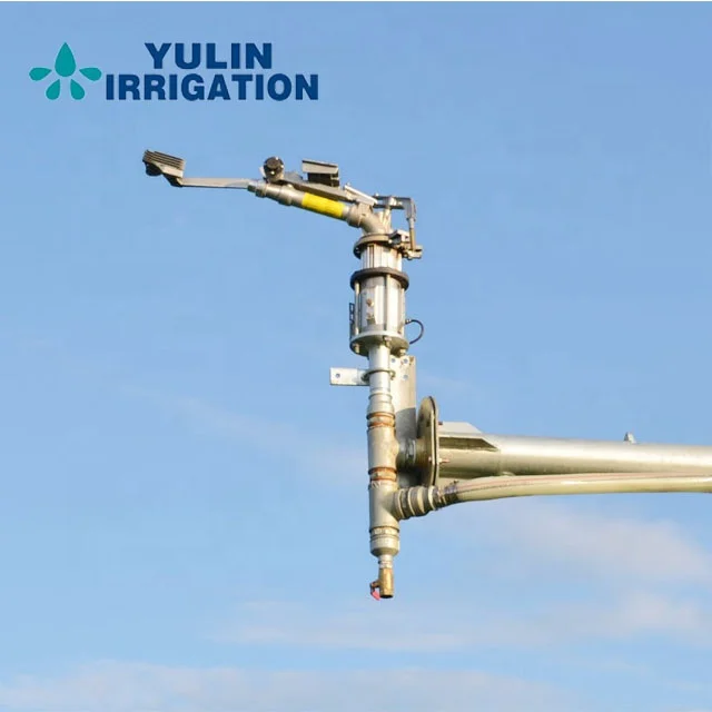 Digital Automatic 50ha  Metal Gearbox/Motor Core Components Center Pivot Farm Irrigation Systems with Submersible Pump