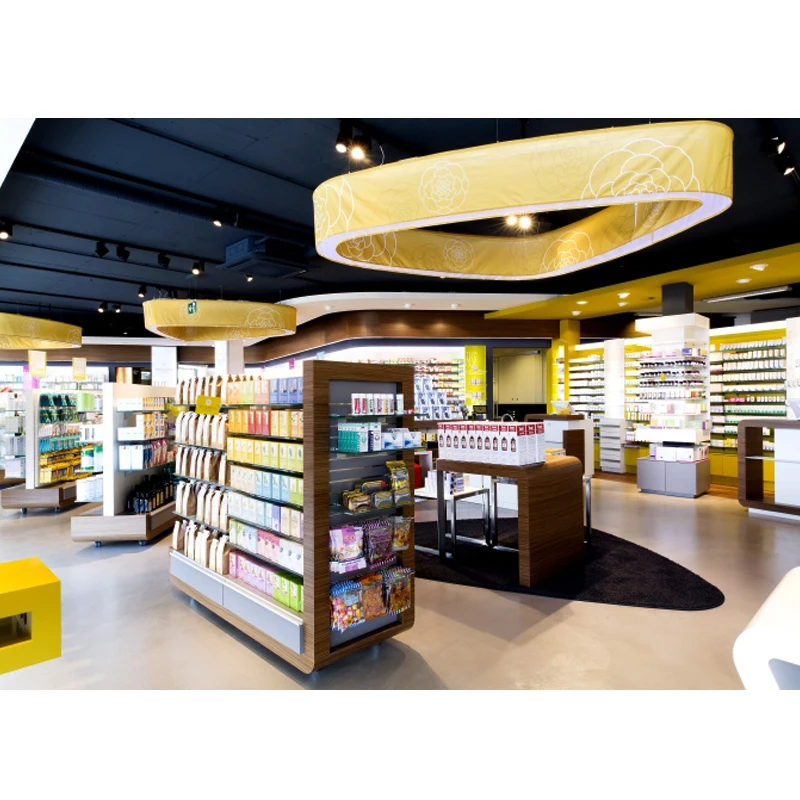 LUX Decoration Ideas Customized Pharmacy Shop Design for Retail Store