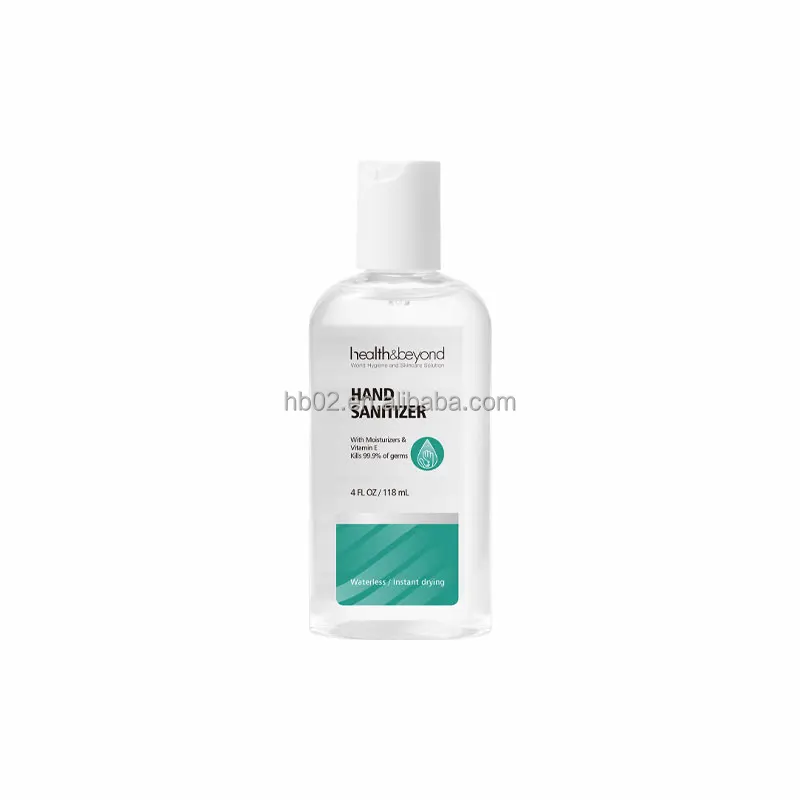 Healthandbeyond 59ml 118ml 236ml0.9gcustomized All Natural Hand Sanitizer for Hospital Use Wash-free Hand Sanitizers