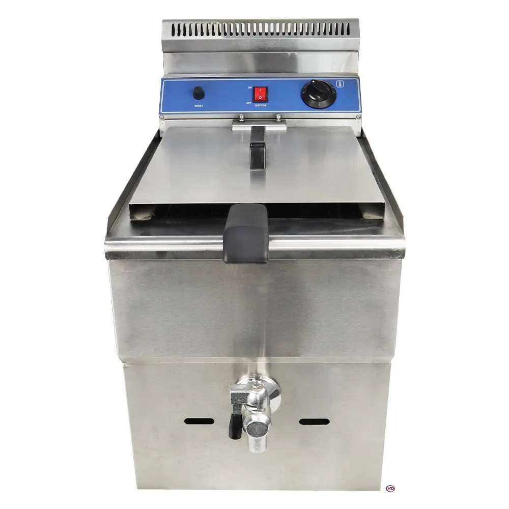 Top Seller Stainless Steel Commercial Gas Griddle Deep Fryer Chicken Chips Pressure Deep Fryer