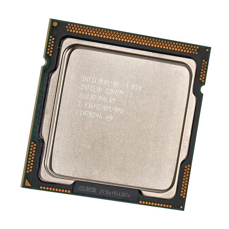 【送360円】Intel Corei7-870 SLBJG LGA1156 中古品 : Intel Core i7-870 2.93GHz OEM CPU SLBJG