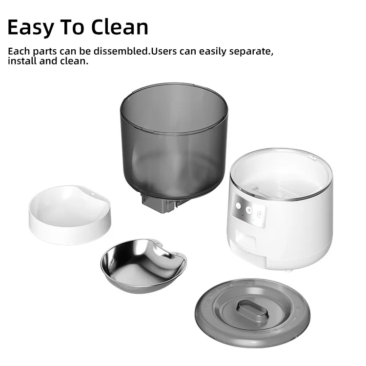 Pet Bowls Feeders Easy To Use And Program 4l Wifi Smart App Pet Feeder ...