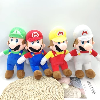 High Quality Mario Bros Plush Stuffed Mario Figure Toy Soft Stuffed Animal Dolls Toy Mario Plush Toy