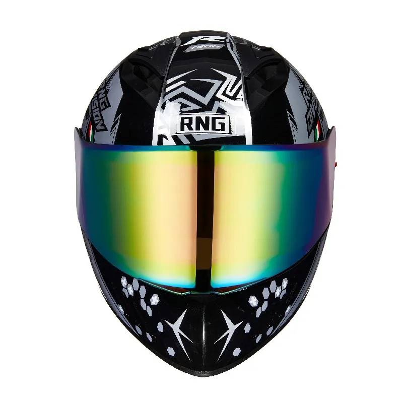black lightning motorcycle helmet BYB/RNG Black Lightning Pioneer BY-168 Helmet